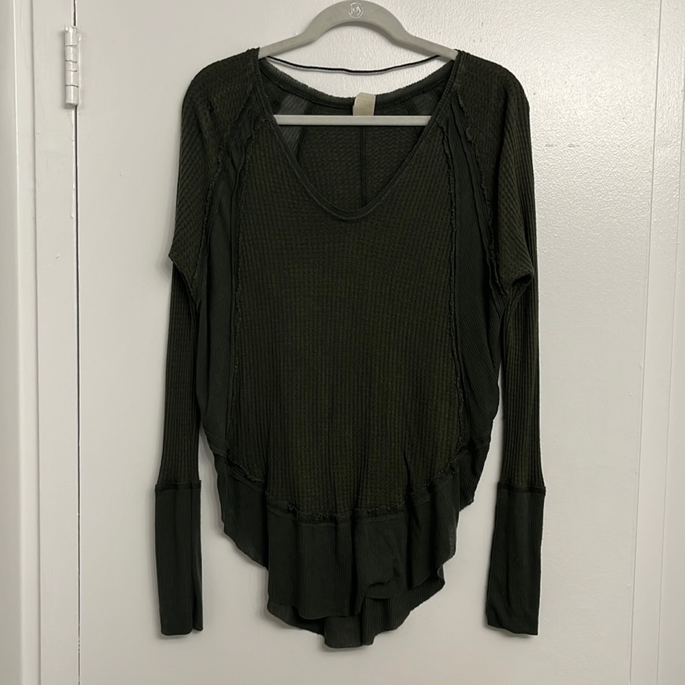 Free People Waffle Long Sleeve
